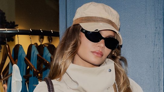 Model Billie Jean Hamlet has a love of designer sunglasses.