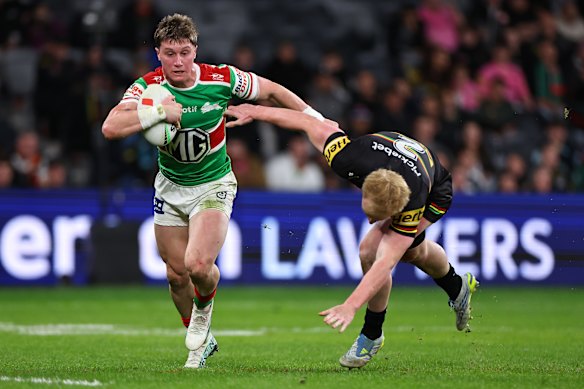 Rookie Rabbitohs winger Dayne Jennings.