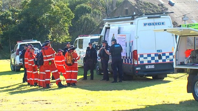 Police and SES crews have been searching surrounding bushland for signs of the missing woman.