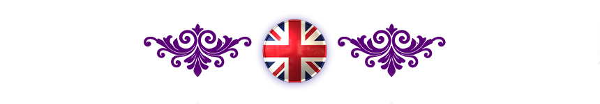 graphic of union jack with filigree pattern either side