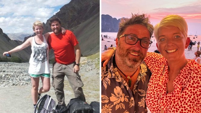 Symonds met her Australian husband, Steve Moylan, in the Indian Himalayas in 2011 before relocating to Sydney the following year on a working holiday visa.
