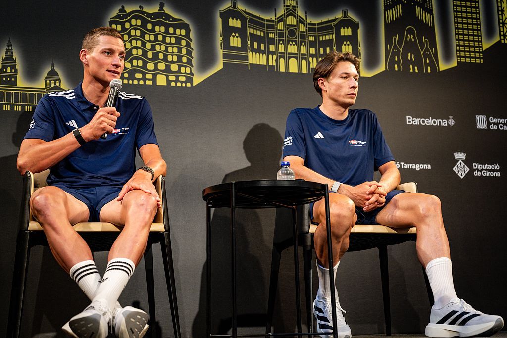2026 Tour de France: Mathieu van der Poel and Jasper Philipsen at the pre-race press conference