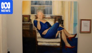 Artist behind portrait in Epstein files reunites with collector who purchased first piece