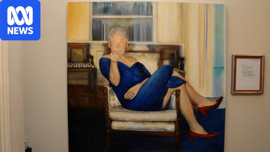 Artist behind portrait in Epstein files reunites with collector who purchased first piece