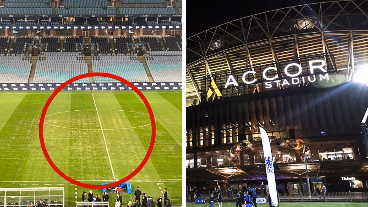 Sydney Olympic stadium slammed by Poms as Chelsea play pre-season friendly