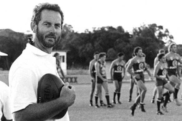 Brisbane Bears coach Robert Walls always had choice words for the umpires via his runners.
