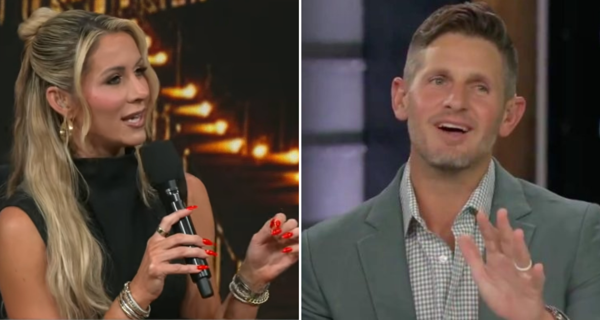 Laura Rutledge teases Dan Orlovsky over imaginary NFL transactions