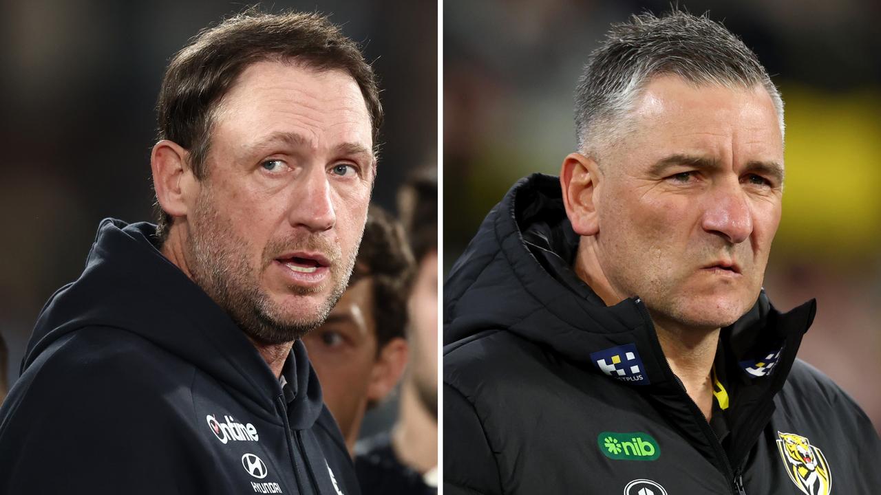 AFL 2026: Carlton cuts list of coaching candidates with Josh Fraser in mix, Adem Yze under pressure at Richmond, Bobby Hill set to leave Collingwood