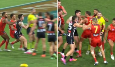 AFL ‘in denial’ as tensions with umpires reach boiling point following Brayden Maynard call