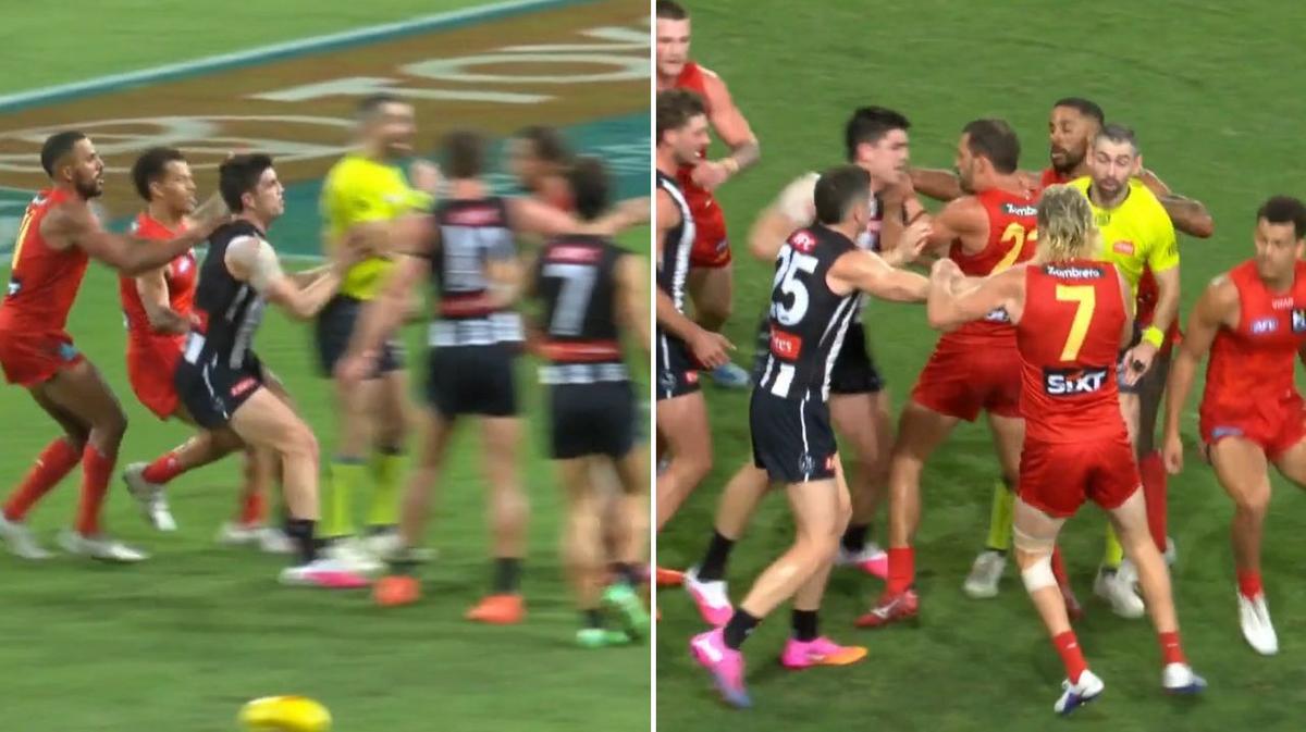 AFL ‘in denial’ as tensions with umpires reach boiling point following Brayden Maynard call