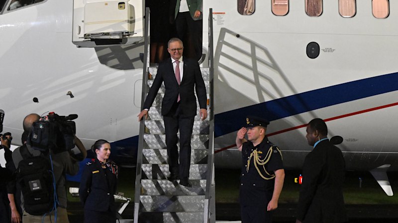 Australia news LIVE: PM arrives in Fiji to sign new security pact; Labor’s gambling ad reform blasted