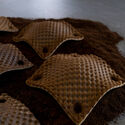 Coconut Panels-grounds-for-return-willow-exhibition. Image © Selma Gurbuz Agricultural Afterlives: When Waste Becomes Architecture - Image 4 of 12