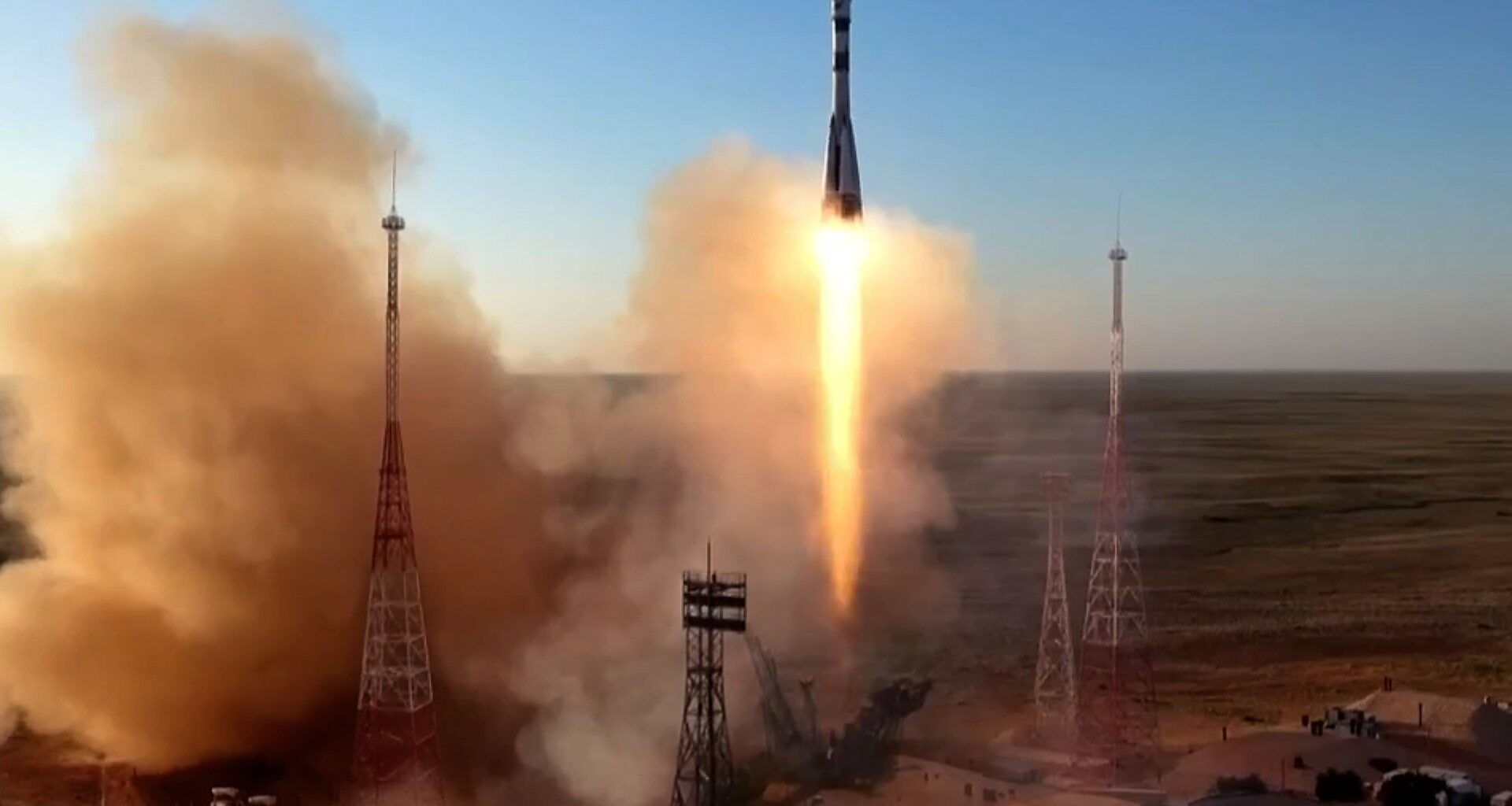 US, Russian astronauts launch into orbit for joint space mission | Space News