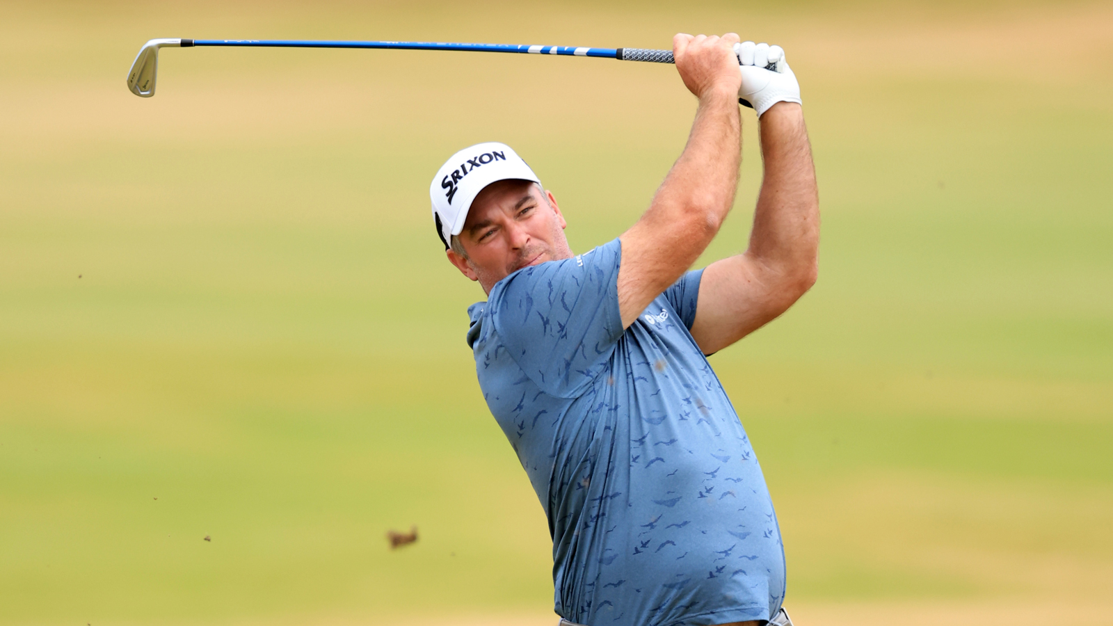 Ryan Fox hits a utility iron