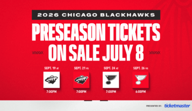 RELEASE: Blackhawks Announce 2026-27 Preseason Schedule and Ticket On-Sale Details