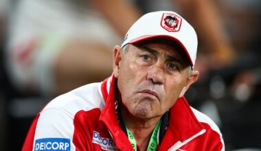 NRL 2026 RD07NRL 2026 RD07 South Sydney Rabbitohs v St. George Illawarra Dragons - Shane Flanagan. Picture: NRL Photos