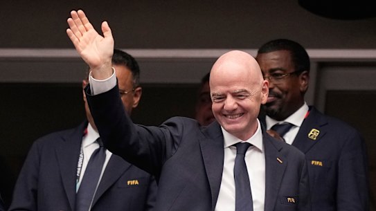 Gianni Infantino has been everywhere during the World Cup.