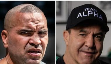 Anthony Mundine and Jeff Fenech