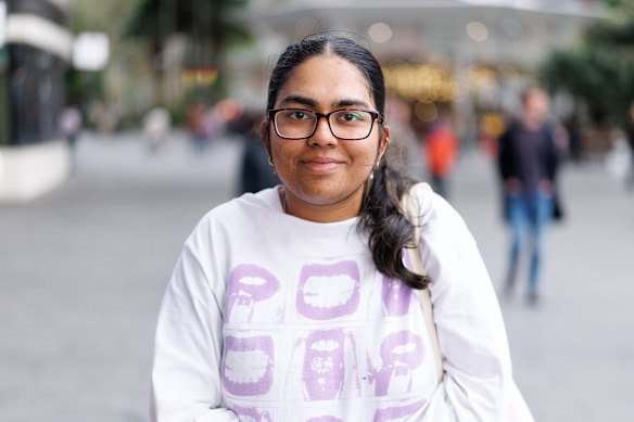 “I sobbed my eyes out”: University student Shreeya Singh, who watched The Odyssey at IMAX in Sydney.