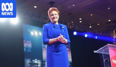 Pauline Hanson delivers CPAC London speech to mostly empty seats