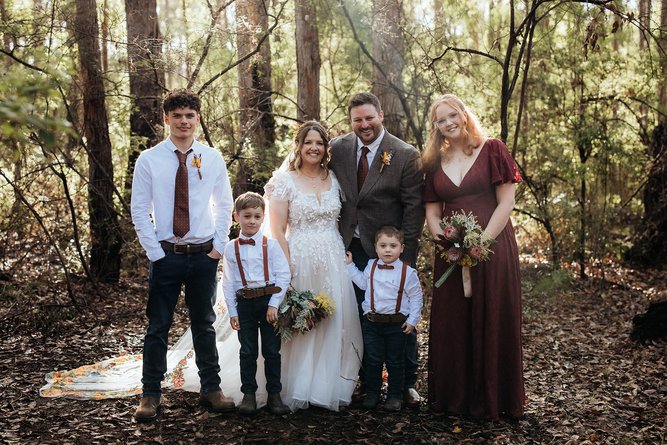 Kristy and Ben's heartfelt wedding in Margaret River.