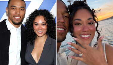 NFL Star Amon-Ra St. Brown Engaged to Longtime Love Brooklyn Adams After Romantic Yacht Proposal