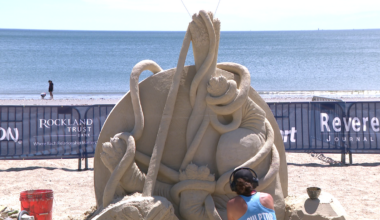 Sand sculptors from around the world compete in Revere