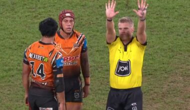 West Tigers star Latu Fainu cops huge ban at NRL judiciary for ‘highly dangerous’ incident