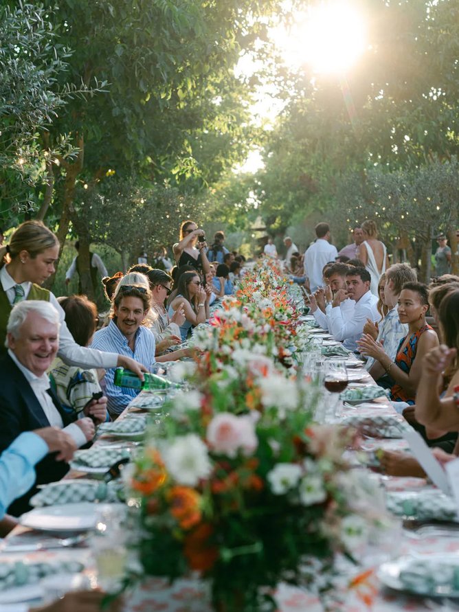 Romantic Tuscan Wedding. Picture: Katie Julia for British Vogue