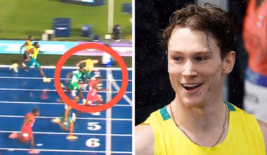 Comm Games Day 5 live: Torrie Lewis and Lachlan Kennedy rattle 100m records in athletics carnage, women’s high jump, Flynn Southam beats Kyle Chalmers