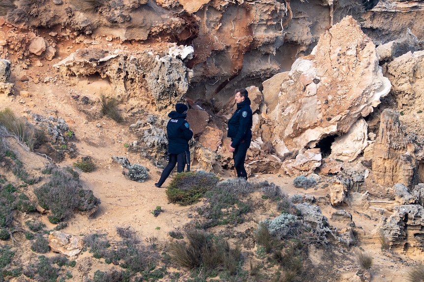 Cliffs at Cape Northumberland, near Port MacDonnell in South Australia's South East.