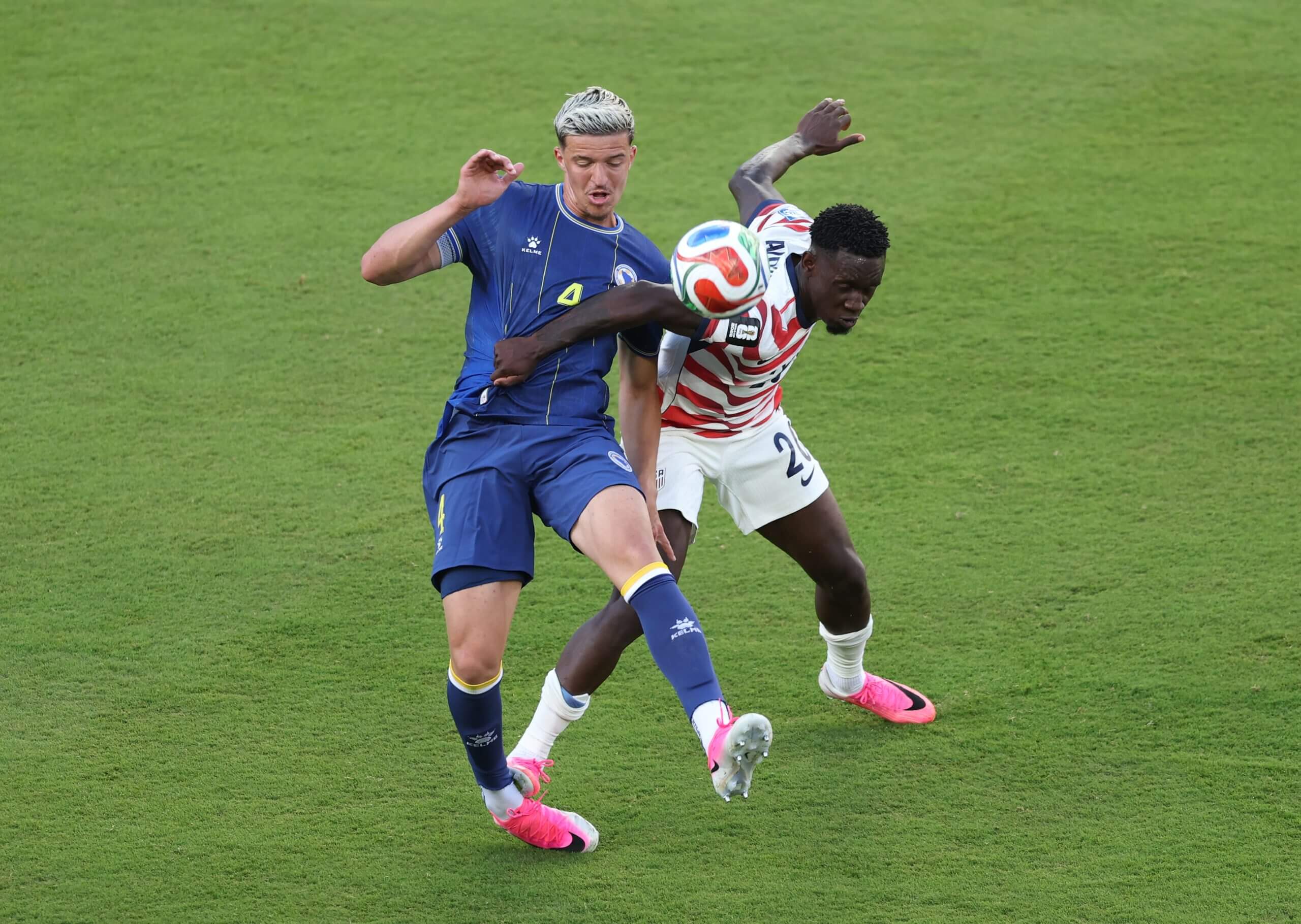 Balogun's foul on Muharemovic