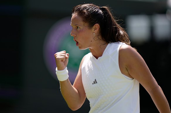 Daria Kasatkina’s mini-resurgence in the second set was short-lived.