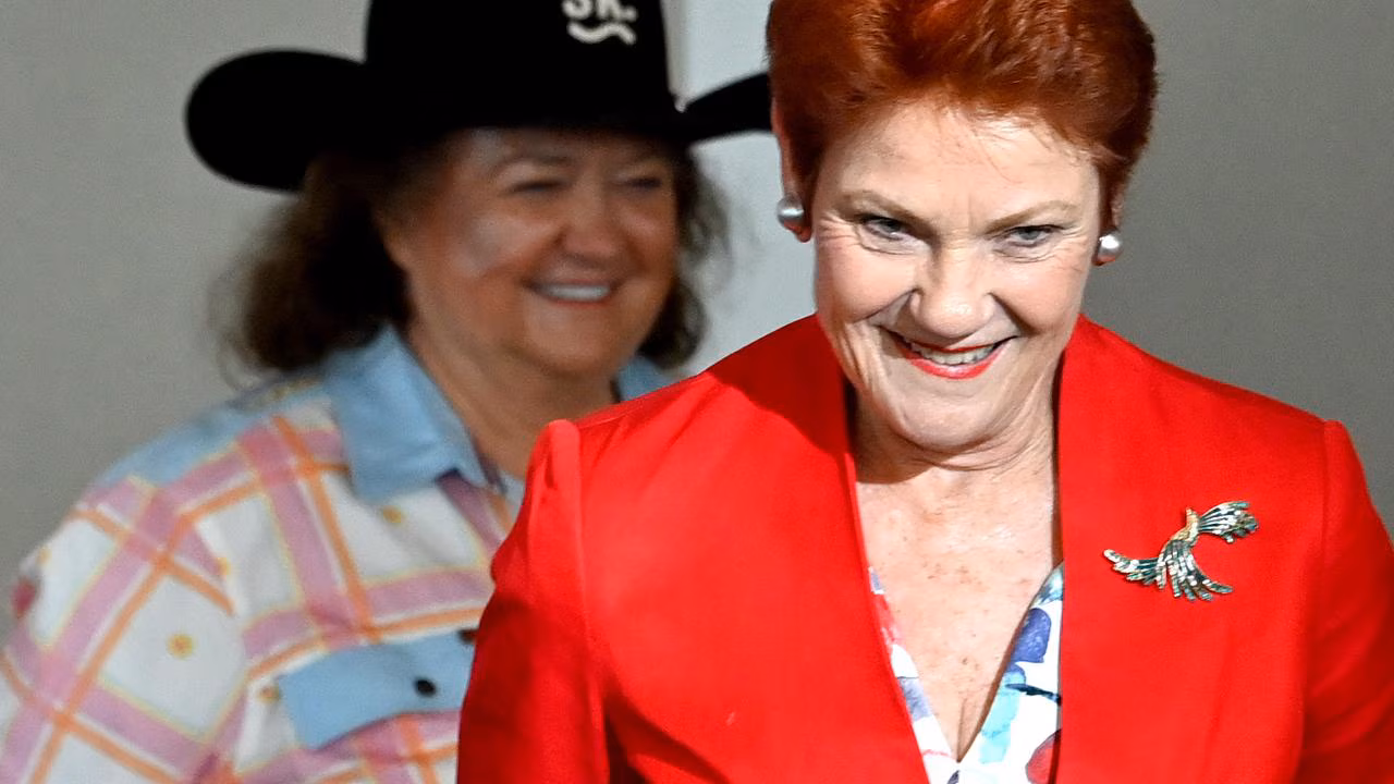 Pauline Hanson reveals Gina Rinehart paid for Italy flights in gift registry update