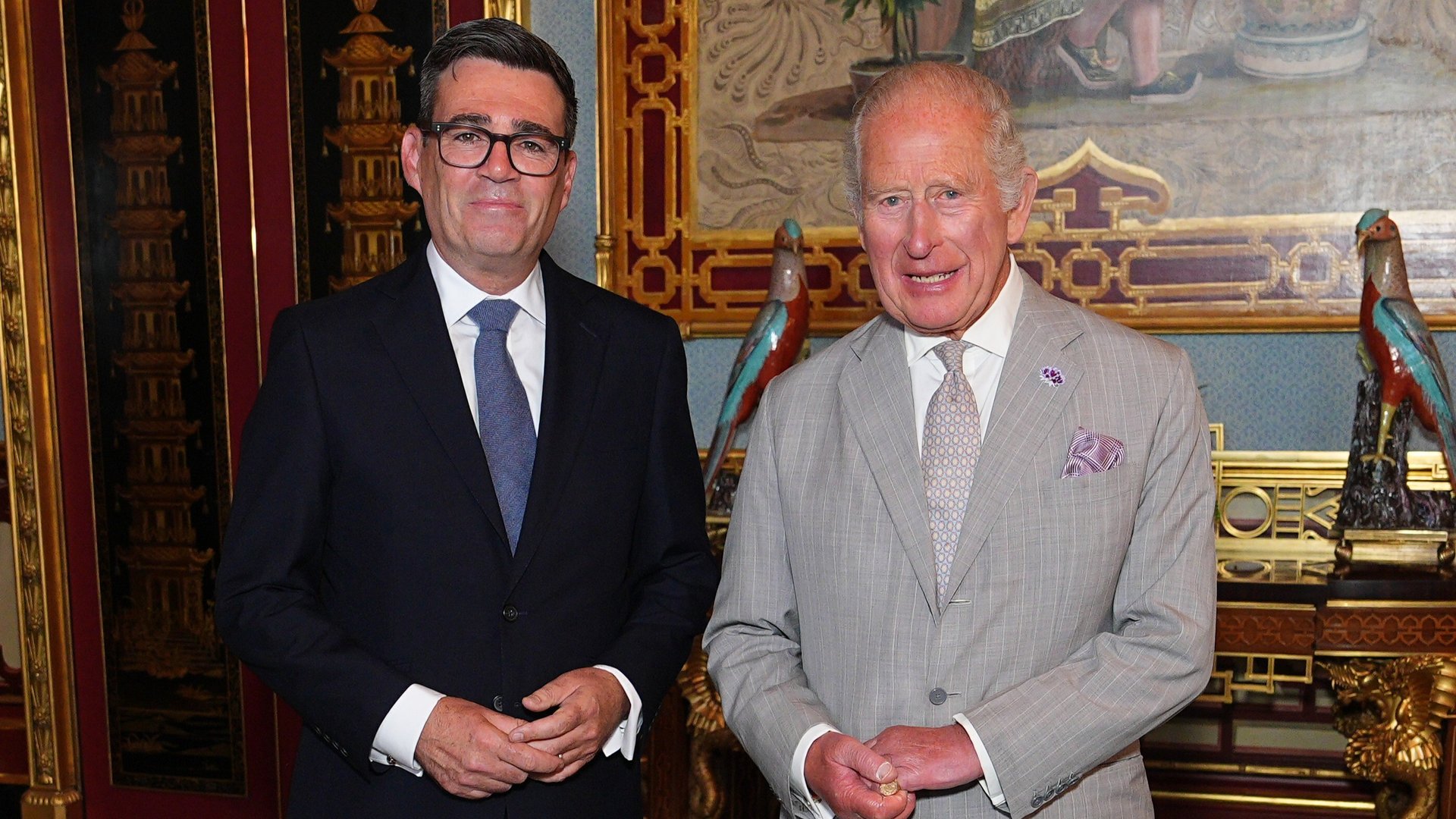 King Charles meets with new PM Andy Burnham