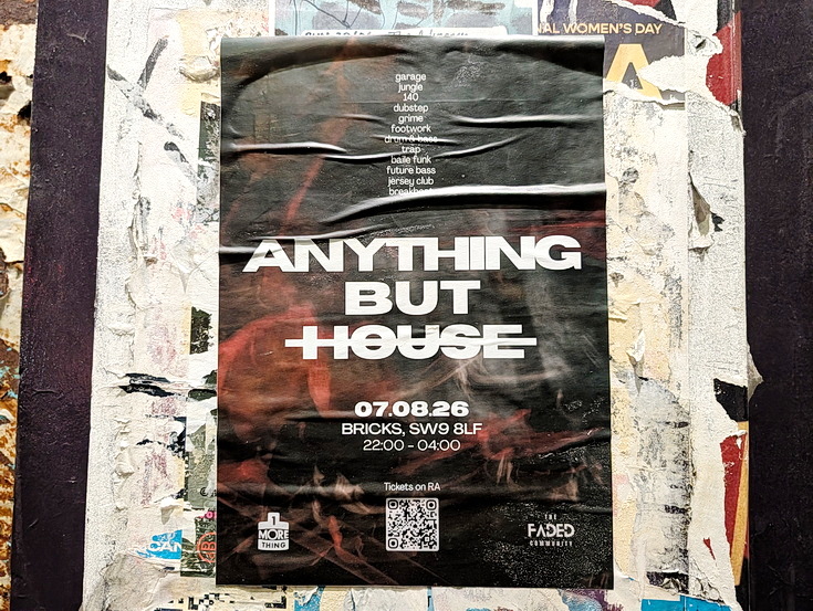 Photo feature: street posters and stickers on the streets of Brixton, July 2026