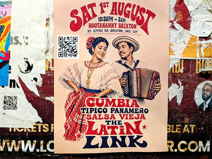 Photo feature: street posters and stickers on the streets of Brixton, July 2026