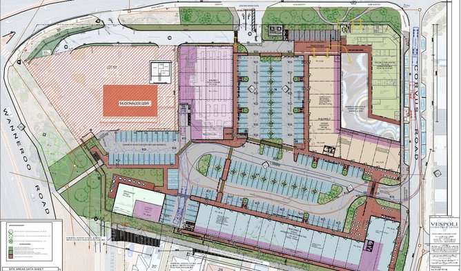 The proposed site of the new neighbourhood shopping centre in Tapping.