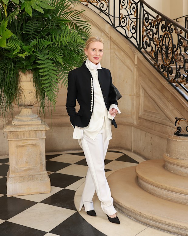 Naomi Watts at the Christian Dior Haute Couture Fall/Winter 2026/2027 show at Paris Fashion Week on July 6, 2026 in Paris, France.