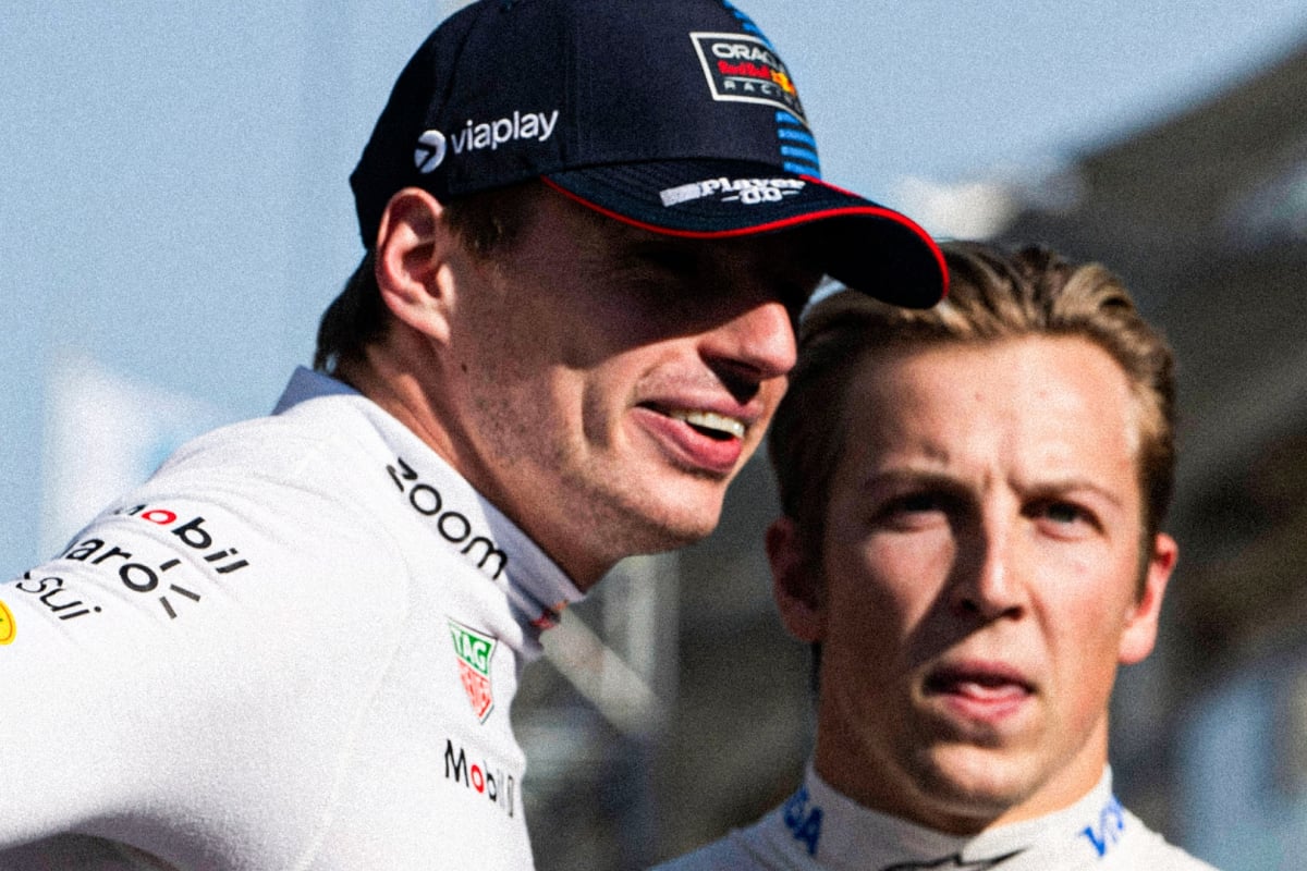 max verstappen, liam lawson, zoom, red bull