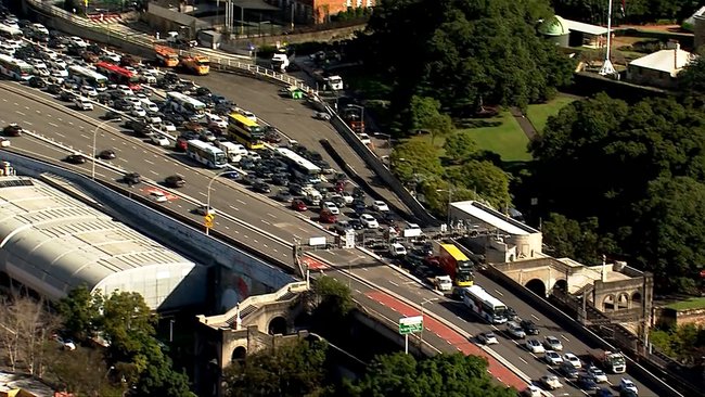 Long queues formed as paramedics tended to those caught up in the crash.