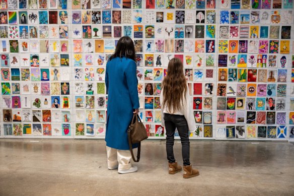 Every piece in the Incognito Art Show sells for $100, no matter who the artist is.