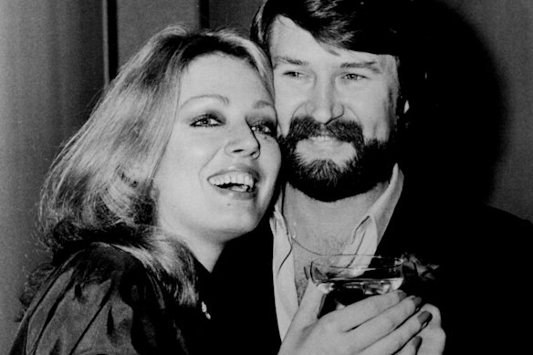 Actor Lynda Stoner and Derryn Hinch.