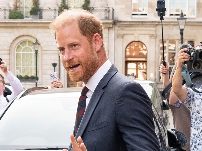 Prince Harry has claimed he is “not ginger” in a new podcast. 