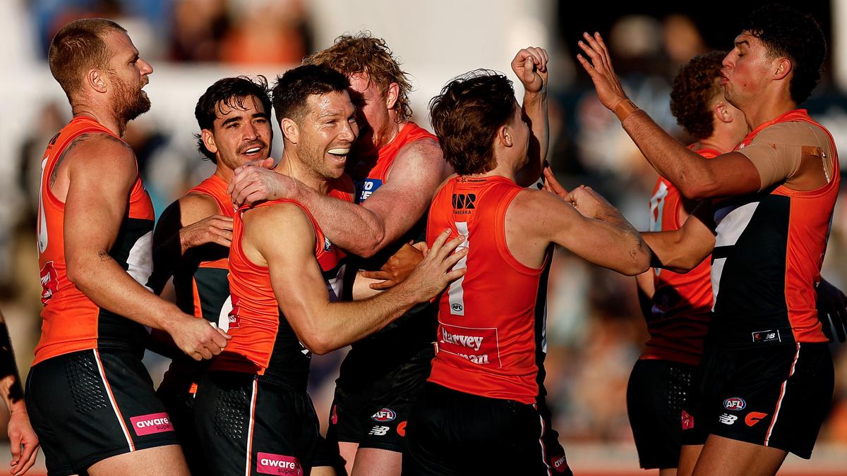 Greater Western Sydney Giants produce stunning victory over Fremantle Dockers to end winning streak