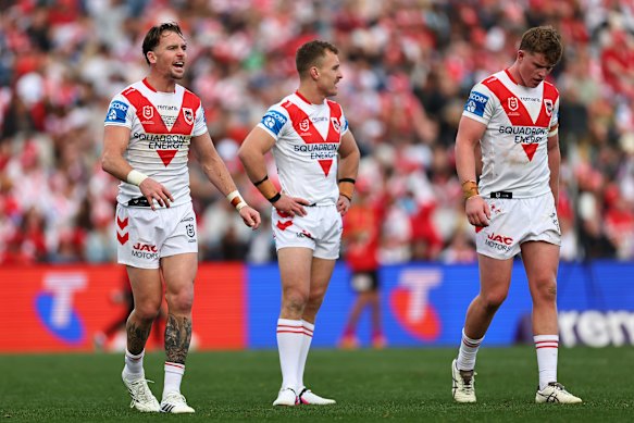 It was a tough milestone afternoon for Clint Gutherson and the Dragons.