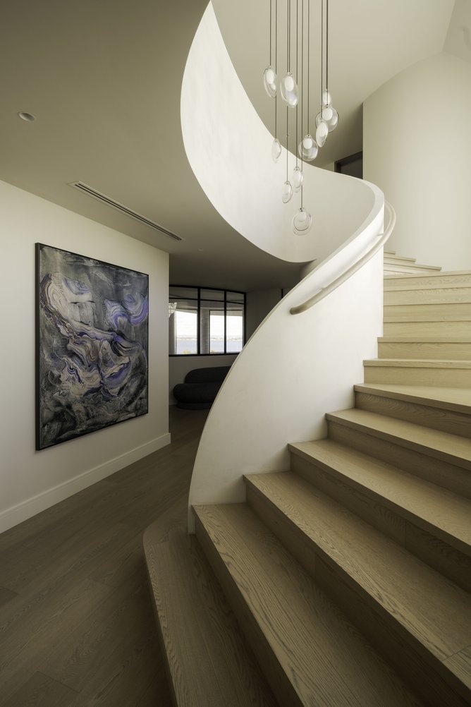One of the most defining collaborative elements of the project is the staircase.