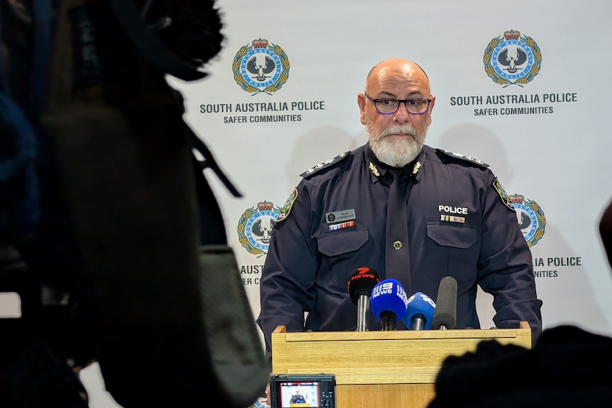 SA Police's Acting Assistant Commissioner David O'Donovan.