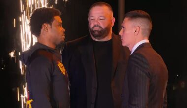 Boxing 2026: Tim Tszyu shifts to middleweight, says Errol Spence Jr rattled in Sydney face-off at Grand Arrivals event