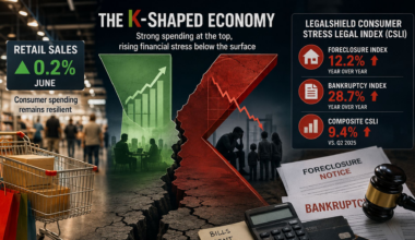 Strong retail sales mask widening K-shaped economy as consumer financial stress mounts